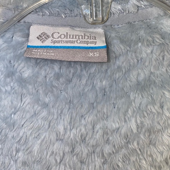 Columbia Women's Fire Side II Sherpa Full Zip Fleece - Worn Once XS Cirrus Gray - Picture 4 of 10